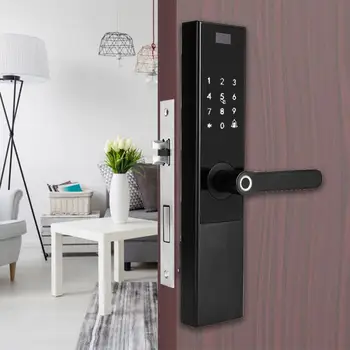 

Fingerprint door lock Fingerprint Password Smart Electronic Door Lock Anti-Theft Home Security Security Door Lock