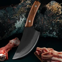 XYj 5,5 дюймов обвалочный нож мясника с полной ручкой Tang 304 лезвие из нержавеющей стали поварские ножи кованые костяные ножи для кухонного лагеря
