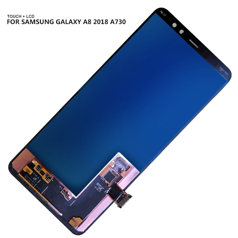 AAA ЖК-дисплей для samsung Galaxy A8+ A8 Plus A730 A730F A730F/DS A730X ЖК-дисплей кодирующий преобразователь сенсорного экрана в сборе+ Инструменты
