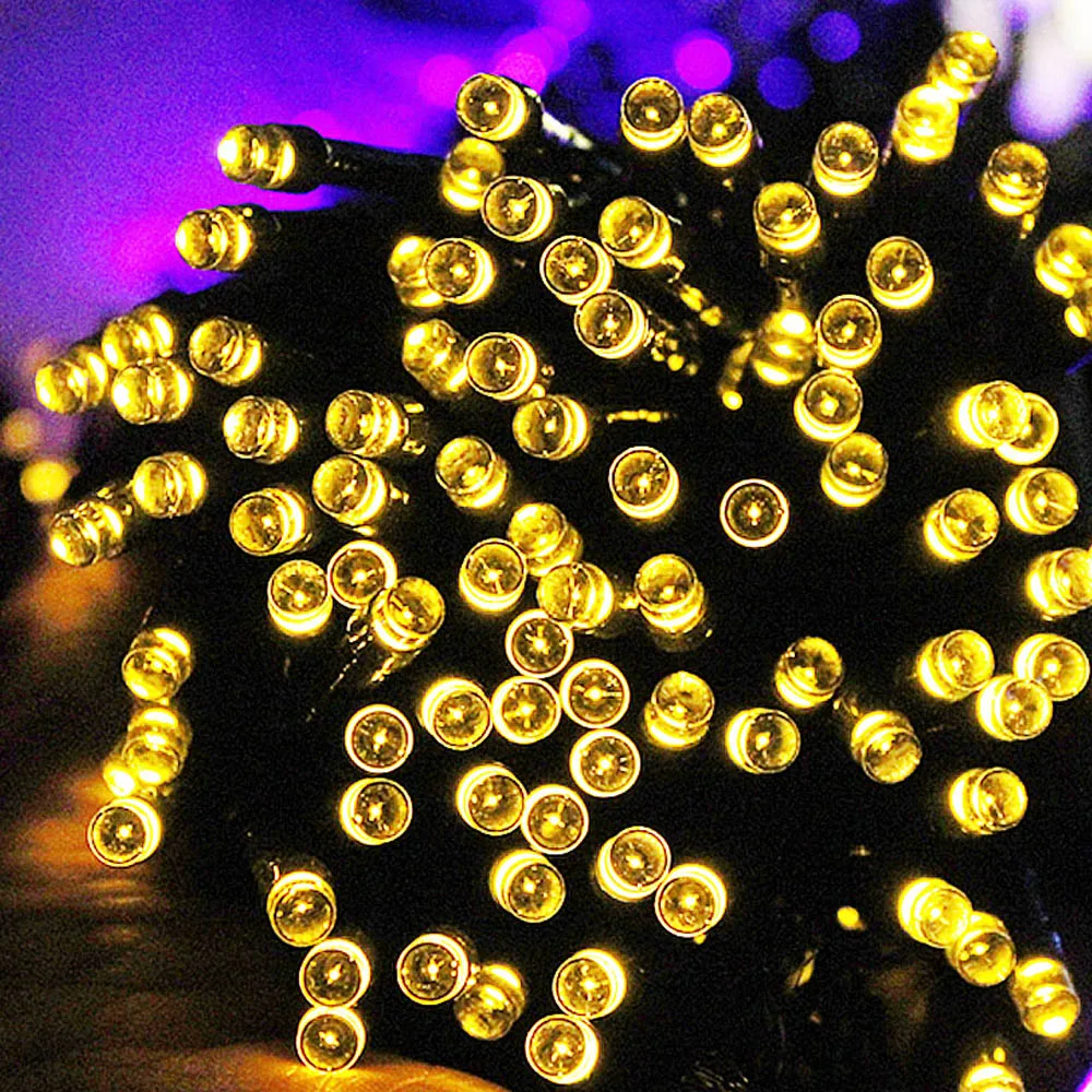 22M Solar Powered Lamp 200 Led String Fairy Lights Solar Light Outdoors for Garden Decoration Party Christmas Garland Waterproof (41)