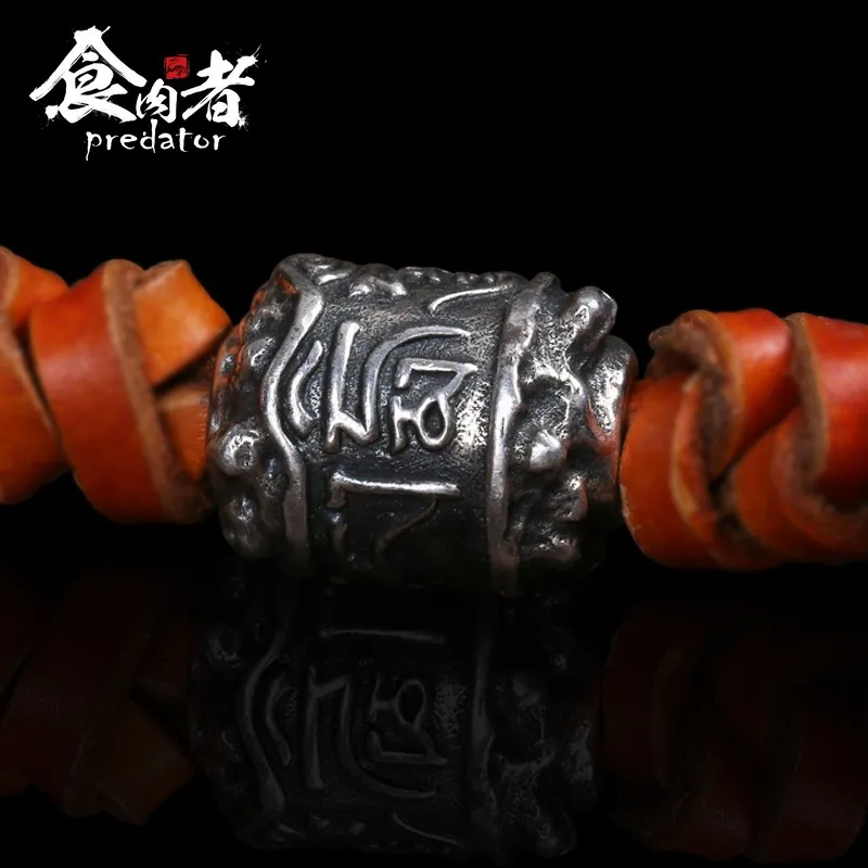 Хищник S925 Серебряный нож Tashidler EDC шарик зонтик веревка многофункциональный инструмент открытый кемпинг ножевые гаджеты кулон