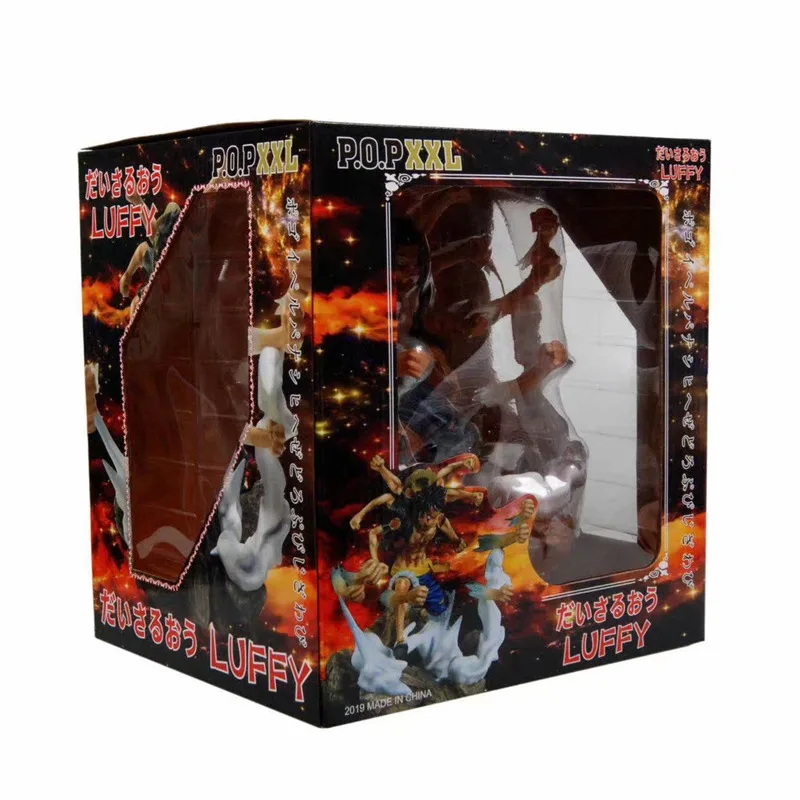 Аниме One Piece XXL Monkey D Luffy Gomu No Gatling Ver. Фигурка из ПВХ Коллекционная модель