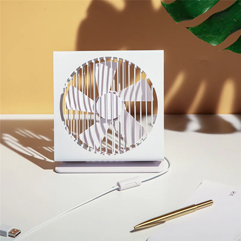 XIAOMI VH CE 7 дюймов портативный мини металлический бесшумный вентилятор 5 лезвий двойной режим домашний офисный стол бесщеточный мотор вентилятор белый и черный