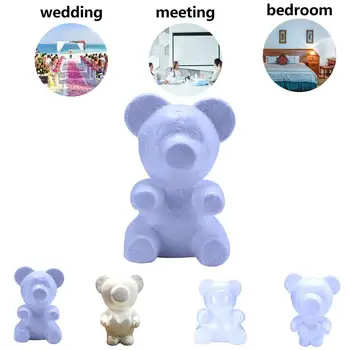 

Rose Bear Mould Foam Roses Decorations Mold Model DIY Handmade Gifts Bear Shaped Wedding Decoration Accessories