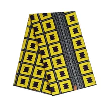 the last design wax african woman wax printed in fabric cotton 6yards veritable pagne ankara dutch block wax V-L 807