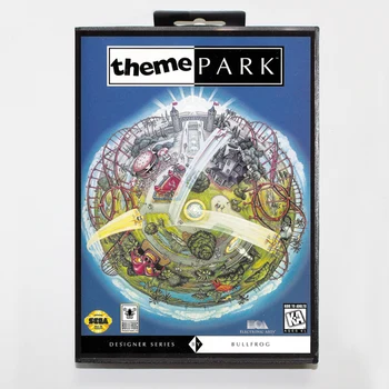 

Theme Park 16bit MD Game Card For Sega Mega Drive/ Genesis with Retail Box