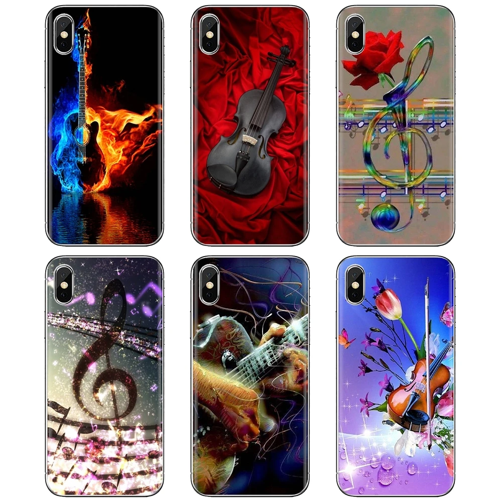 For Xiaomi Mi5 Mi5S Mi6 Mi3 Mi4 Mi4i Mi4C Redmi Note 2 3 3S 5 5A 6 6A Pro Fire Water Guitar music Cartoon Silicone Phone Case |