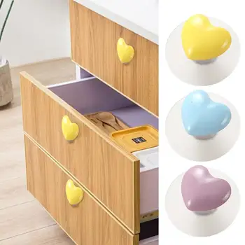 Punch free Self adhesive Handle Furniture Door Handle Sliding Kitchen Cabinet Knobs Kitchen Drawer Plastic Hardware Pulls W M4I9