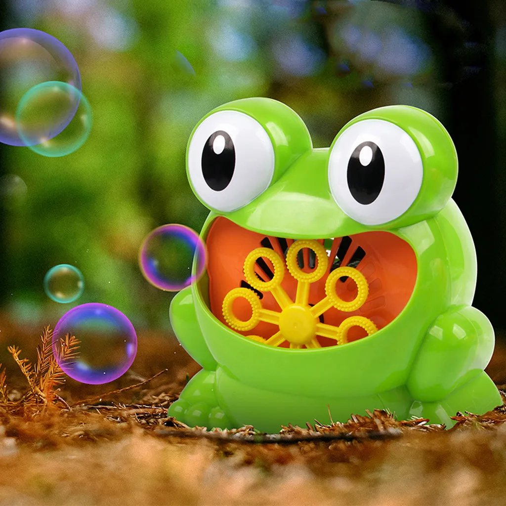 Cigou Funny Automatic Bubble Blower Fan Electric Bubble Machine Outdoor Kids Toys Games 