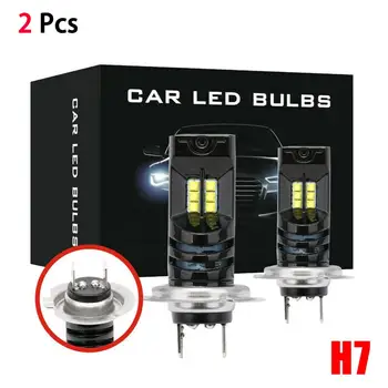 

2PCS LED H7 Lampadina Del Faro LED Auto Luce 15000LM/Lampadina 55W IP68 Impermeabile Del Faro Della Luce di Nebbia 12V 24V