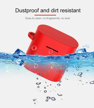 

New Silicone Earphone Case Shockproof Protective Cover Pouch For Xiaomi Mi Air 2 Wireless Bluetooth Headset Accessories