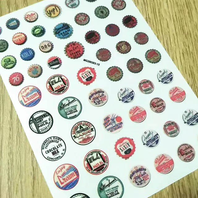 Newest MG505-02 lable design nail stickers 3d Japan Korea style nail decals self-adhesive DIY nail decoration tools 0303-15