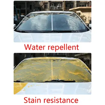 

100ml Car Windshield Glass Coating Agent Hydrophobic Rain Mark Oil Film Remover E7CA