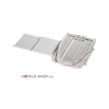 

Extendable built-in board ironing. Color: gray stripe.
