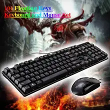 USB Проводная игровая клавиатура и мышь набор 104 клавиш 3D механические клавиатуры комбинированные мыши для планшета настольный компьютер ноутбук для геймеров