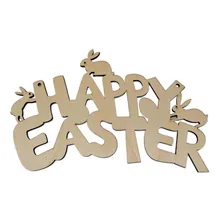 Artesanías de Pascua, recortes de madera sin terminar de Hello Spring de conejo, artesanías artesanales, cartel de bienvenida de pared de puerta de Pascua, decoración colgante para el hogar