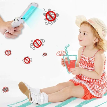 

UV Sanitizer Hand Wand Ultra Light Kill Bacteria Sanitizing PortableTravel For Kills up to 99.9% of Mold Bacteria Germs