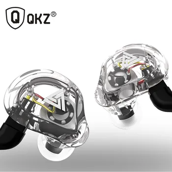 

QKZ VK1 4DD In Ear Earphone Hybrid Headset Bass Earbuds With Mic Replaced Cable HIFI DJ Monito Running Sport Earphone