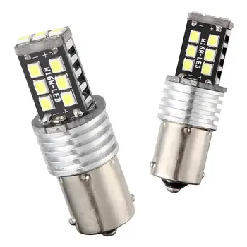 

2Pcs 1156 flash 1157 5050 27SMD always bright ba15s 24V Turn signal StrobeTaillight Reversing light BAY15D