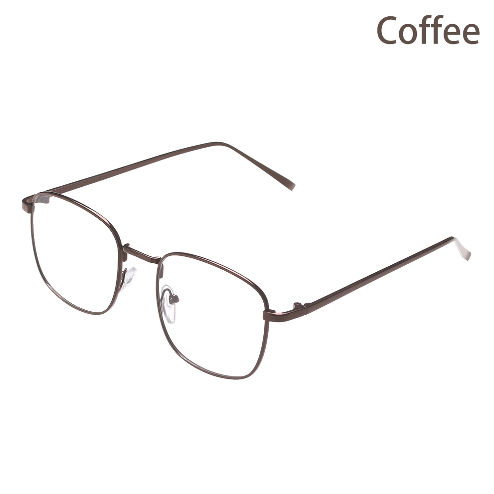 1 шт., винтажные круглые очки, оправа, Ретро стиль, женские брендовые дизайнерские очки, простые очки для глаз, очки Gafas - Цвет оправы: coffee