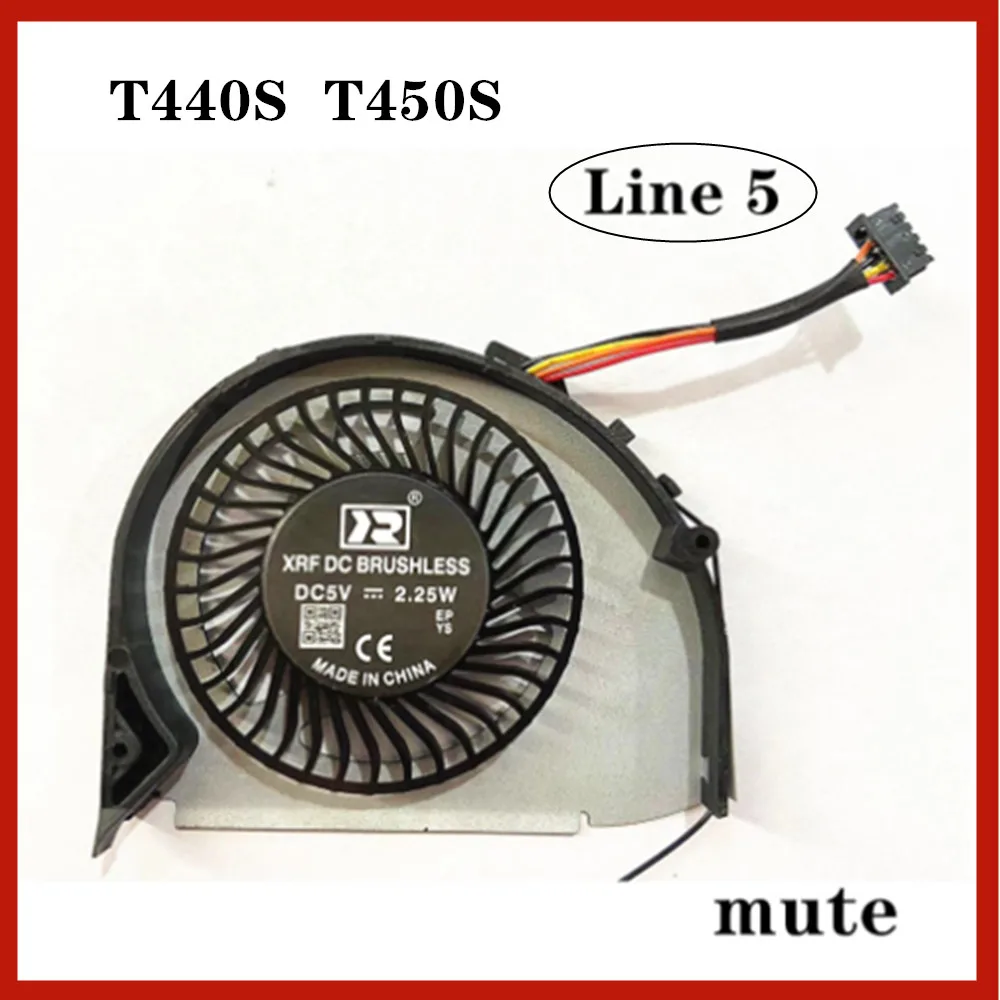 

Laptop CPU Cooling Fan 5 lines and 5 needles for IBM ThinkPad T440s T450s Fan Notebook Cooler Fan mute NEW