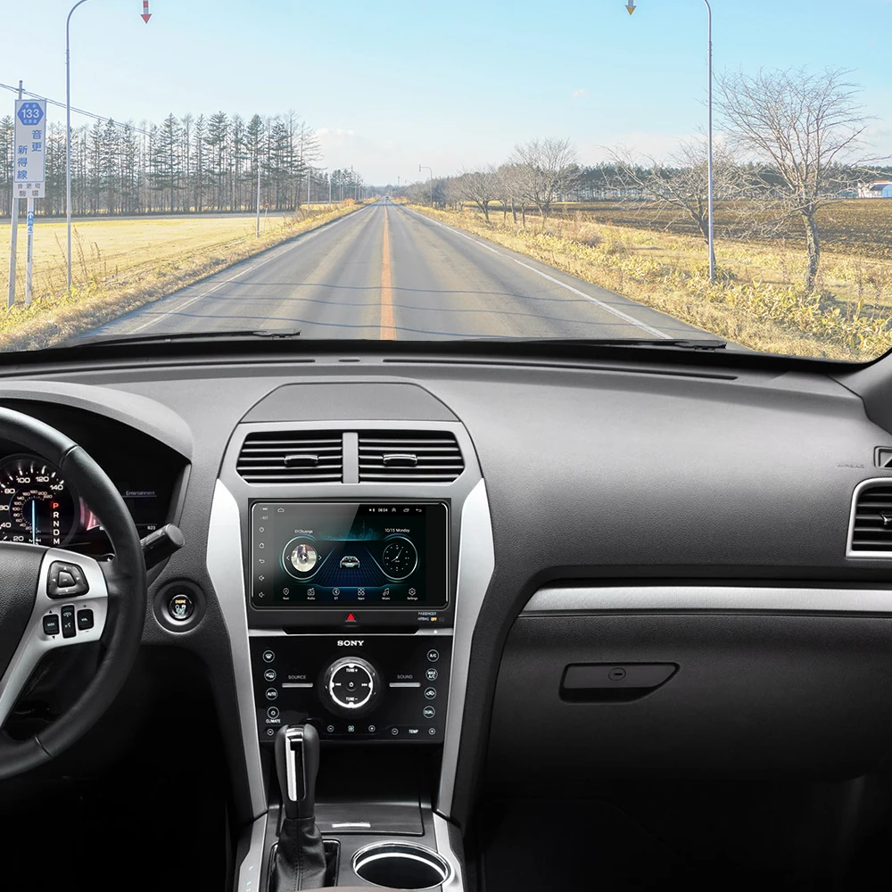 Автомагнитола Podofo 2 Din Android 9 1 GPS Bluetooth для Toyota Corolla|Мультимедиаплеер авто| |