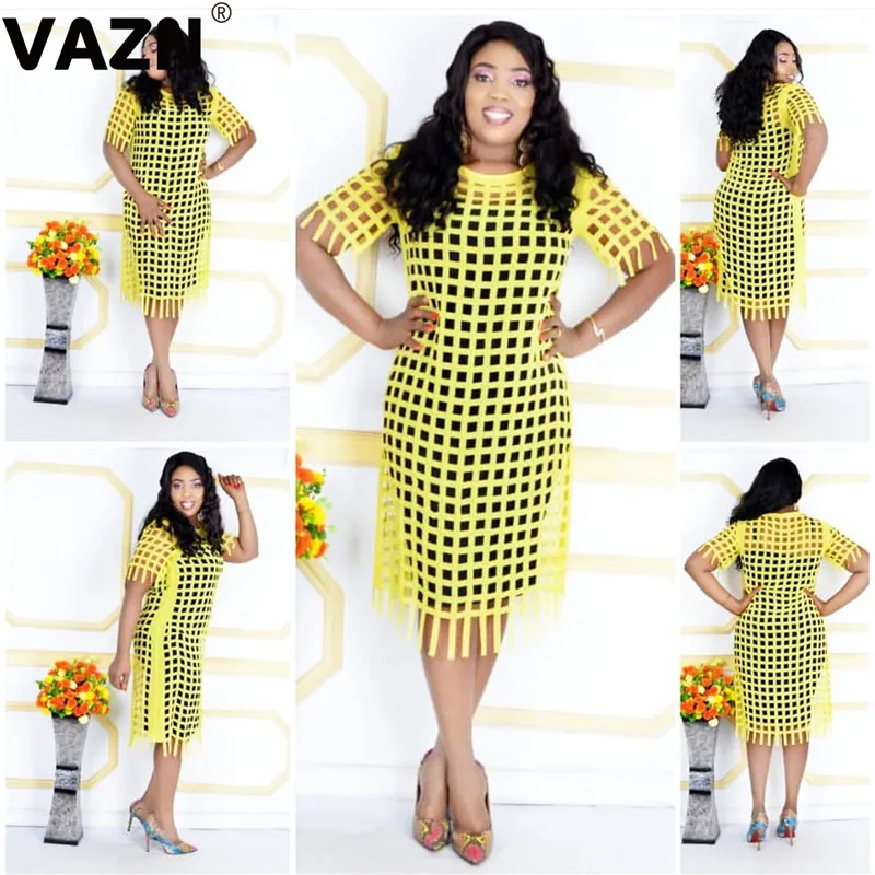 

VAZN Solid loose Bandage Knee Dress 2019 New Fashion Color 2Pieces Casual Women Set Full Sleeve Knee Length Bodycon Women Set