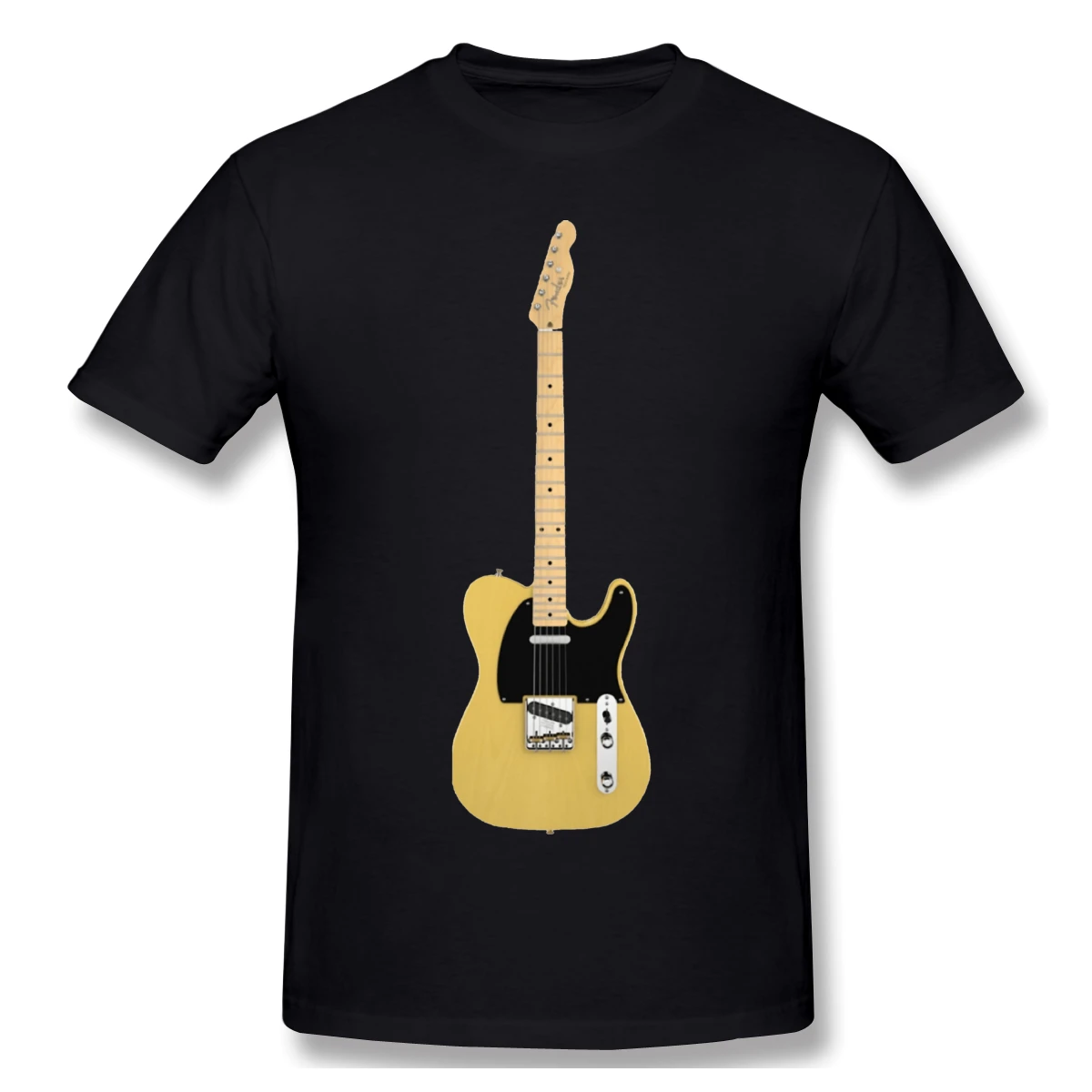 Мужская Базовая футболка Bruces And The Springsteen Telecaster Humor Graphic тенниска с коротким