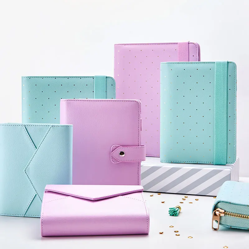 Lovedoki A5 Leather Notebook Mint A6 Journal Spiral Planner Cute Zipper Case Book Diary Agenda Organizer Gift School Lovedoki A5 Leather Notebook Mint A6 Journal Spiral Planner Cute Zipper Case Book Diary Agenda Organizer Gift School