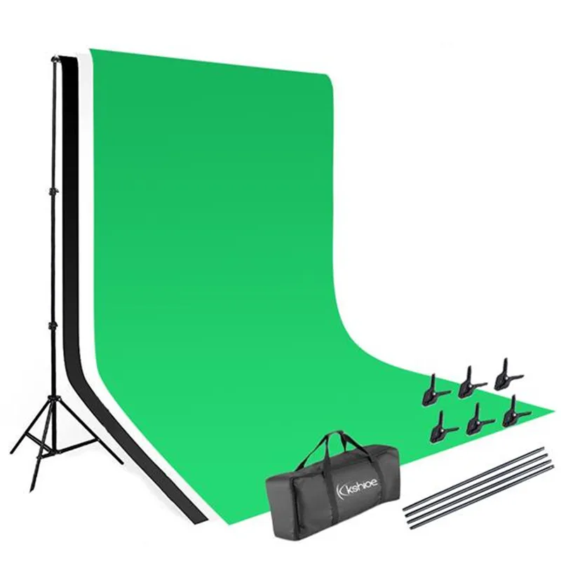 

Non-woven Fabrics Photo Background Photography Backdrops With Stand Holder for Studio Camera Photo Photography Lighting Kit