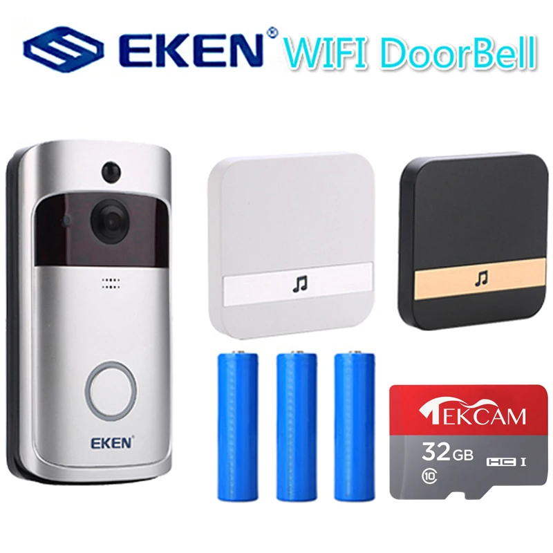 

V5 Smart IP WIFI Doorbell Video Intercom WI-FI Door Phone Door Bell Camera For Apartments IR Alarm Wireless Security Camera