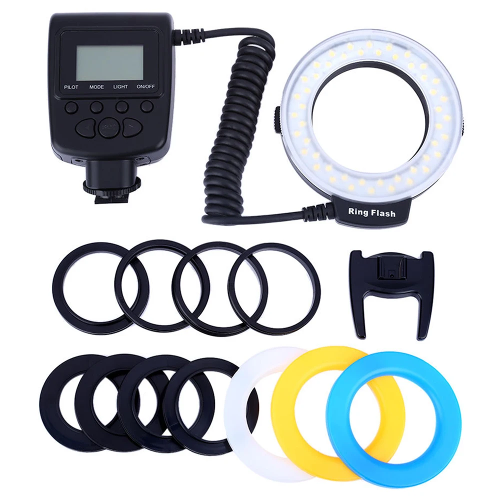 HD-130 Macro Ring Lights LED Macro Ring Flash light ring For Canon Nikon Canon Pentax Olympus Panasonic Camera