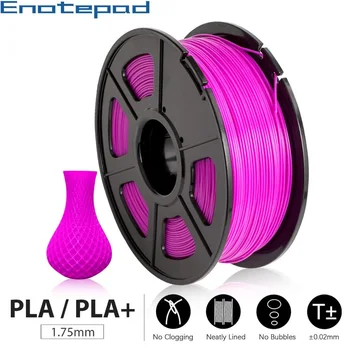 

Enotepad 3d Printer Filament PLA/PLA PLUS 1kg 1.75mm 2.2lb Spool DIY Best Gift Printing By Harmless Material For Children DIY