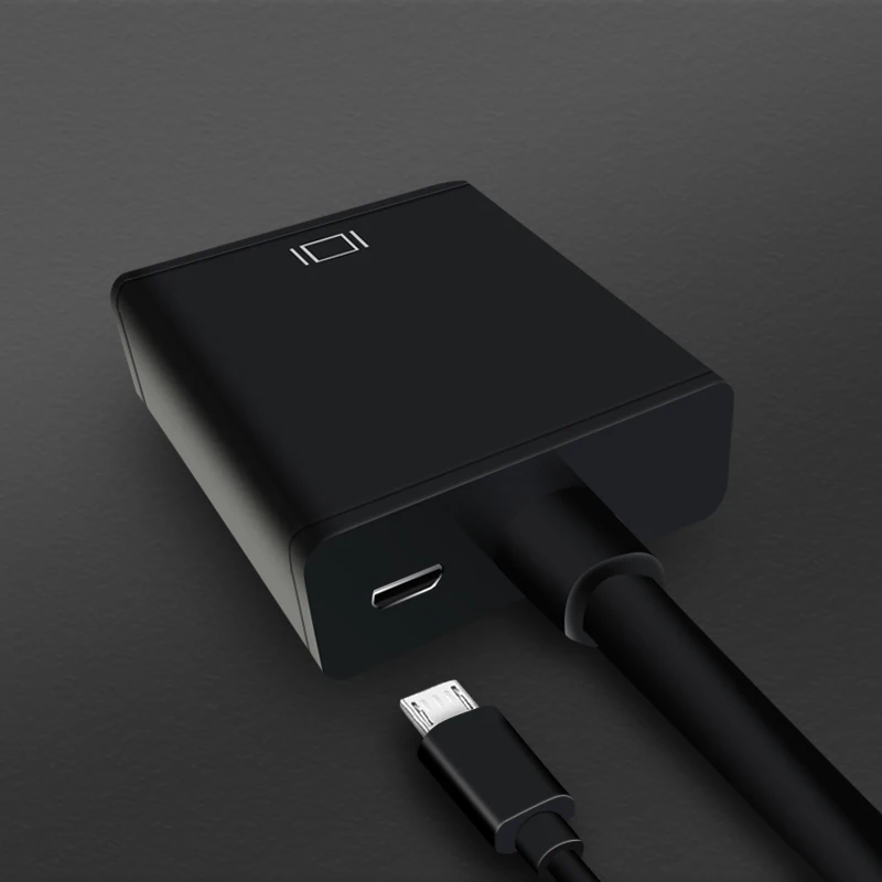 Новый VGA папа HDMI Женский конвертер адаптер кабель с аудио выходом 1080P для ПК