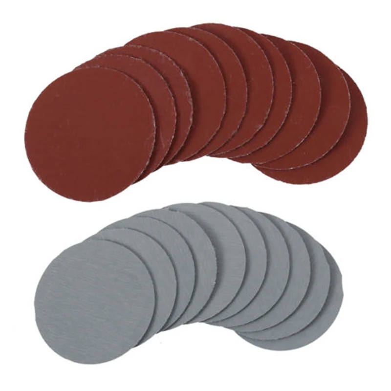 100pcs 2 Mixed Sander Sanding Discs 80-3000 Grit Pads Hook&Loop Sandpaper