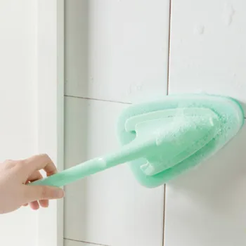 

Clean Tool Triangles Shape Head Kitchen Bathroom Cleaning Brush Toilet Cleaning Tool Dirt Corn Cleaner Kitchen Accessories
