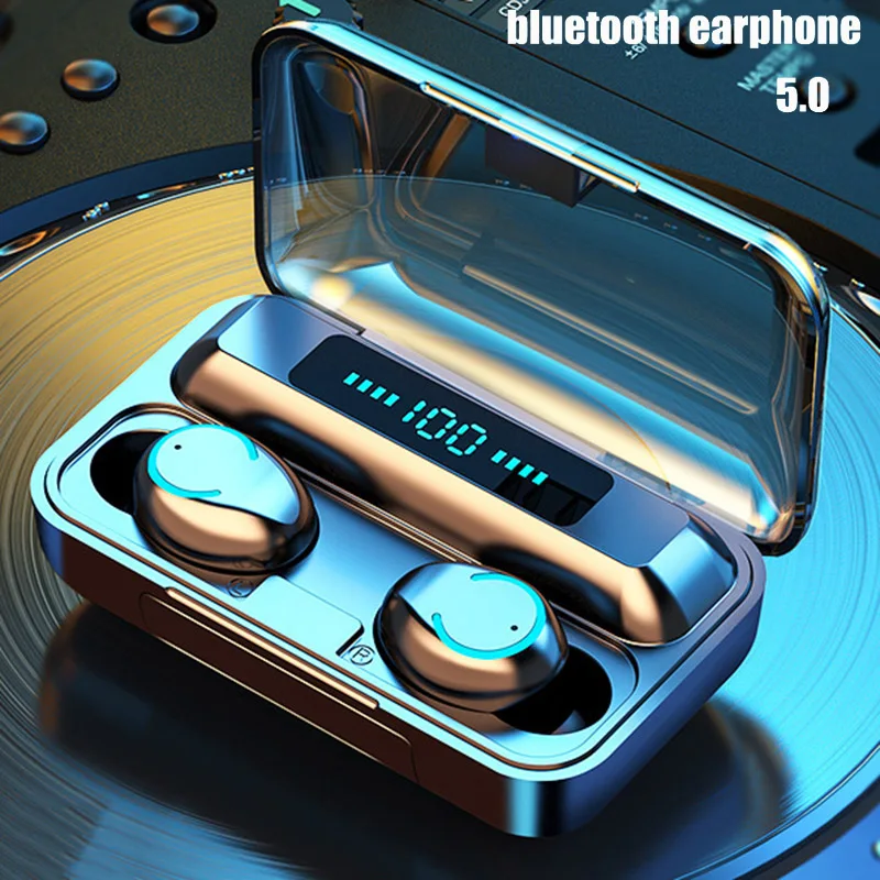 

Touch Control Bluetooth 5.0 Earphones Sports Wireless Bluetooth Headset Waterproof Wireless Earphones Music Headphones Bluetooth