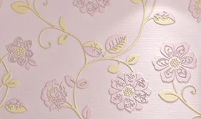 

European Damascus flowers new non-woven wallpaper Living room TV wall background 3d wallpaper moisture-proof thick floral mural