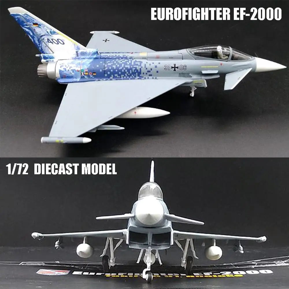 LUFTWAFFE EUROFIGHTER EF-2000 1/72 литье под давлением модель самолета JC модель