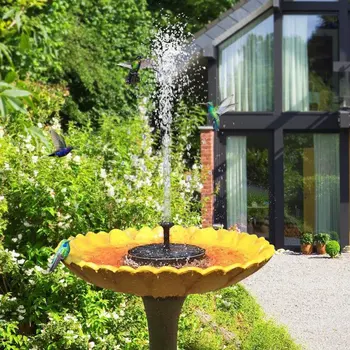 

Solar Fountain Pump Water Fountain Pump for Garden Pool Outdoor Panel Pumps Kit for Fountain Decoration