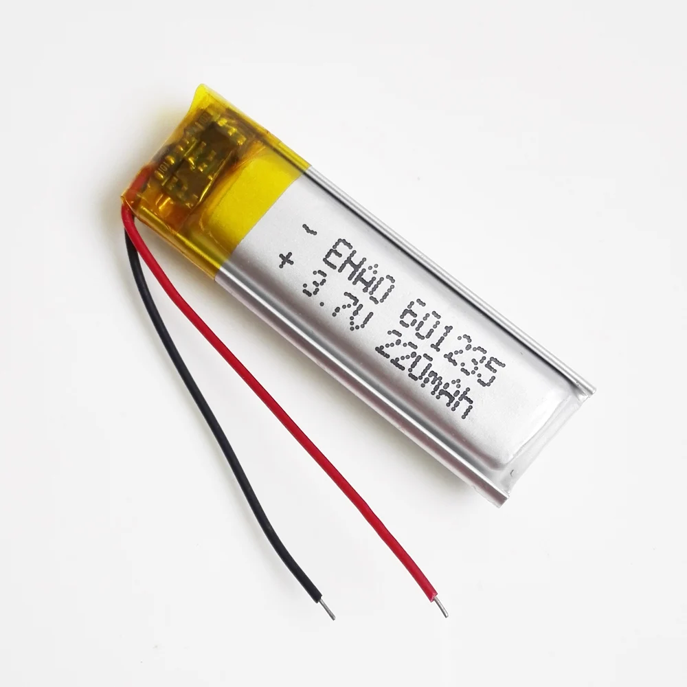 Литий полимерная аккумуляторная батарея EHAO 601235 3 7 В 220 мАч для Mp3 GPS PSP bluetooth