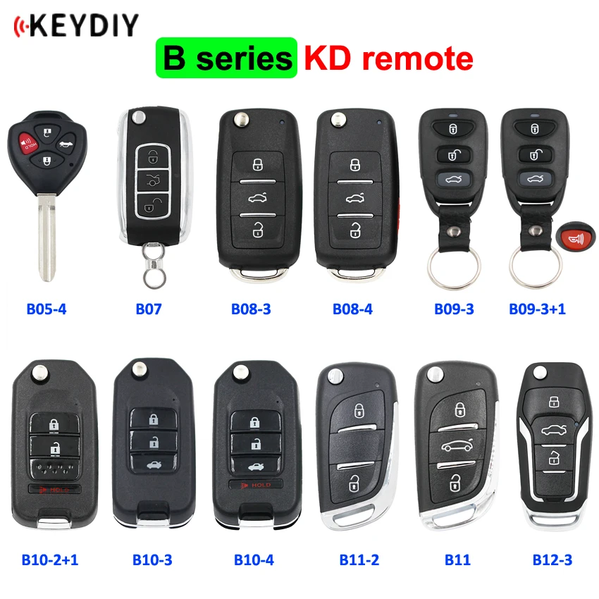 KEYDIY B series B05 4 B07 B08 2+1 B08 3 B08 4 B09 3 B09 4 B10 2+1 B10 3 B10 4 B11 2 B11 B12 3 remote for KD900/KD X2/mini KD|controller control|controle universalcontrol remote - AliExpress
