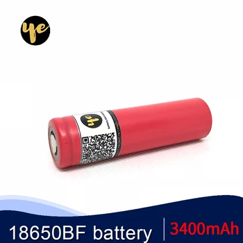 

10PC oye 100% original 3.7V for Sanyo 18650 battery 3400mAh rechargeable NCR18650BF battery for power bank laptop flashlight