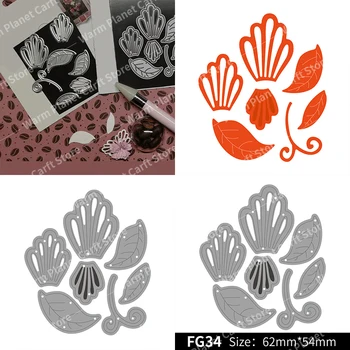

Flower Spring Leaf DIY Making Scrapbook Metal Cutting Dies Stencil Frame Embossing Template Greeting Card Handmade 2020