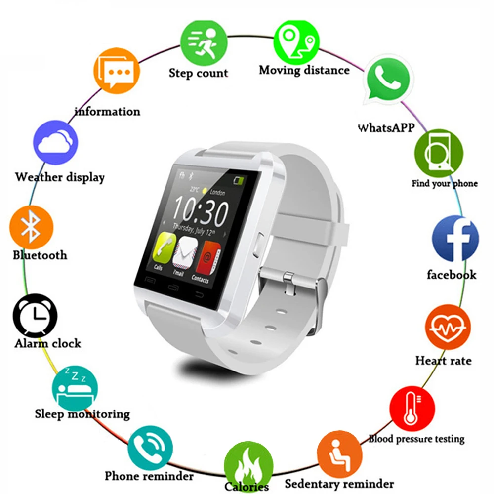  New Smartwatch Bluetooth For IOS Android Smart Phone Sleep Monitor Fitness Tracker Clock Wearable D - 4000333585164