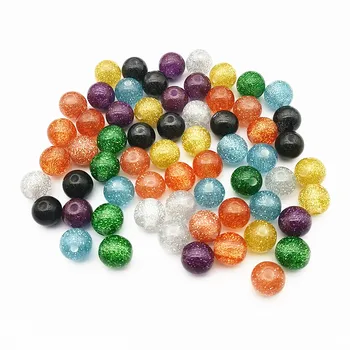

New arrival! 12/16/20mm Resin built-in powder Round beads for Earrings accessories parts,hand Made Jewelry Earring DIY！