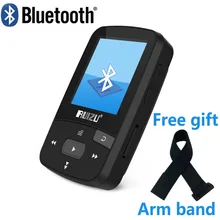 RUIZU X50 Спортивный Bluetooth MP3 музыкальный плеер рекордер FM радио Supprot SD карта клип Bluetooth MP3 плеер 8 Гб PK RUIZU X06 X18 X26