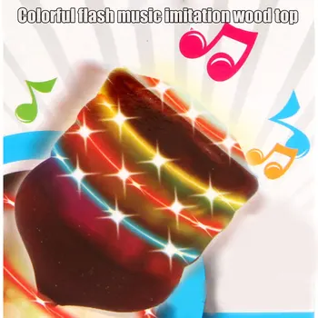 

Magic Top Gyro Spinner Colorful LED Flash Lights Music Toy Kid Children Gifts YH-17