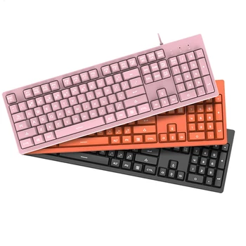 

AJAZZ DKS100 USB Wired Ergonomics Keyboard 104 keys Monochromatic Light Gaming Mechanical Keyboard For PC Computer Laptops