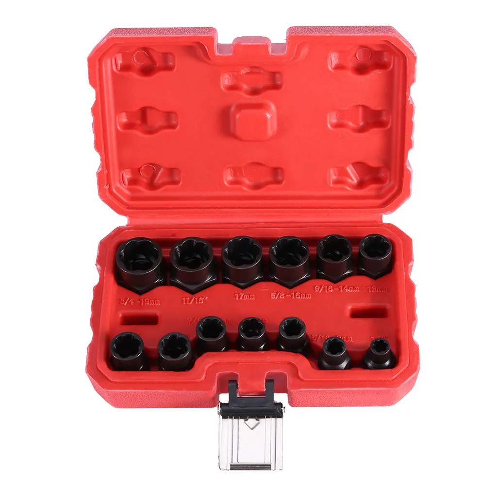 I-mpact B-olt& Nut Remover Set 13 Pieces, B-olt Remover Tool Set Dropshipping Accessories tool Christmas decorations decorati
